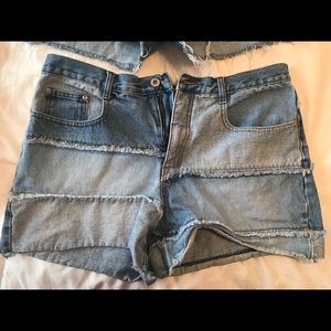 High-Waisted Jean Shorts